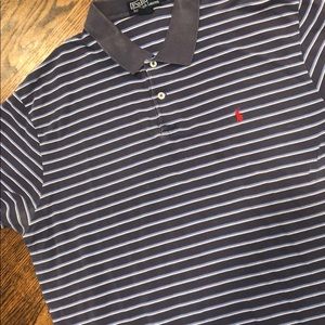 Ralph Lauren Polo Distressed Blue w/Stripes
